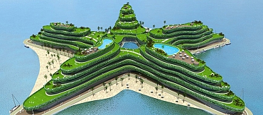 Soon Floating Golf Course in Maldives